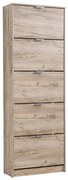 Παπουτσοθήκη Hugo 25 Γκρί Δρύς 67x28x191,5 εκ. 67x28x191.5 εκ.