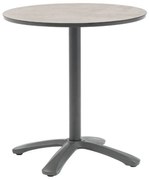 Τραπέζι Silvio Fylliana Στρογγυλό HPL Γκρί 60x60x72 εκ. 60x60x72 εκ.
