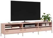 ντουλάπι τηλεόρασης vidaXL Ροζ 202x39x43,5 cm Ατσάλι ψυχρής έλασης