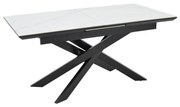 Τραπέζι Rogemi 101-000107 160-200x90x75cm Black-Grey