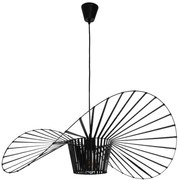 Φωτιστικό Οροφής Luminova 61466 80x80x30cm 1xE27 Black GloboStar