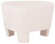 Τραπεζάκι σαλονιού σειρά SANTORINI C18053 MDF σε Υπόλευκο χρώμα 54x61x40,5Υεκ. 54x61x40.5 εκ.