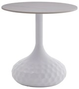 Intrahome Βοηθητικό τραπέζι Fabron intrahome λευκό sintered stone Φ50x52εκ | SKU: INTRAPA-212111107