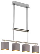 Φωτιστικό Κρεμαστό Ράγα Trio Lighting Garda 305400441 Τοπέ