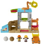 Εργοτάξιο Σετ Παιχνιδιού Με Ήχους Fisher-Price Little People HCJ64 Multi Mattel