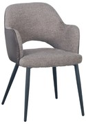 Liberta ASCOT ΚΑΡΕΚΛΑ ΚΑΦΕ ΣΚΟΥΡΟ 60x63,5xH79cm 60x63,5xH79cm 03-1064