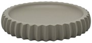 Σαπουνοθήκη Ριγέ Taupe Polyester 11.1x11.1x2cm ANKOR
