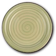 Πιάτο Ρηχό Stoneware "Lines Oil Green" 27cm