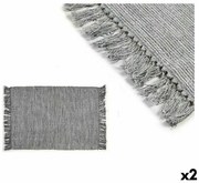 Χαλί Gift Decor Γκρι 10 x 10 x 40 cm 80 x 120 cm 10 x 40 x 10 cm (x2)