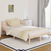 vidaXL Πλαίσιο Κρεβατιού 120 x 200 εκ. από Μασίφ Ξύλο Πεύκου