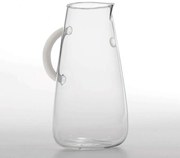 Κανάτα Uniche UN00700 11x22cm 1400ml White-Clear Zafferano Γυαλί