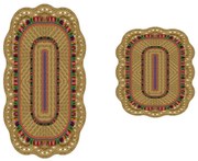 Πατάκια Μπάνιου 21017215Ka (Σετ 2τμχ) Beige-Multi L'Εssentiel Maison 60x100cm 60x100cm Πολυέστερ