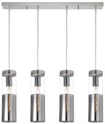 Φωτιστικό Οροφής Πολύφωτο Aca Dejavu V371974PCH Chrome