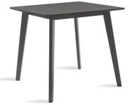 Τραπέζι Benson pakoworld MDF σε rustic grey απόχρωση 80x80x75εκ