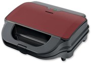 Heinner SM-2H900BKS Τοστιέρα με Αποσπώμενες Πλάκες για 2 Τοστ 900W, Κόκκινη