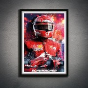 Πόστερ &amp; Κάδρο Michael Schumacher F017 21x30cm Εκτύπωση Πόστερ (χωρίς κάδρο)