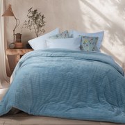 Κουβερτοπάπλωμα Ezra 24 Blue Nef-Nef Homeware Μονό 160x220cm Πολυέστερ