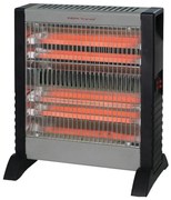 ELITE EQH-0485, 1200W, 15 m2, 4 θερμαντήρες, Μαύρο/γκρι