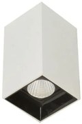 Σποτ Φωτιστικό Οροφής SQ GLAM από αλουμίνιο Viokef 4240500 Μαύρο-Λευκό