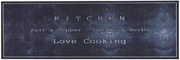 Πατάκι κουζίνας (50x150) Cook &amp; Wash 690 Love cooking Black-Sdim