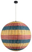 Φωτιστικό Οροφής Κρεμαστό Caballeros 02063 Boho 1xE27 IP20 70x70cm Multi GloboStar