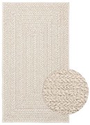 vidaXL Χαλί ZIZUR Κρεμ Όψη Γιούτας Εσωτ. & Εξωτ. Χώρου 60 x 110 εκ.