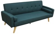 Καναπές-Κρεβάτι Rony 40.0081 179x80x75/161x94x38cm Green Zita Plus