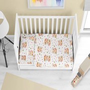 Σεντόνι Βρεφικό Lion Cub 530 Beige DimCol Λίκνου 80x110cm 100% Βαμβάκι