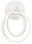 Φωτιστικό Τοίχου - Απλίκα Venus-AP 01-0414 LED 24W 3000/4000/6500K 2190Lm 18,5x29cm White Heronia