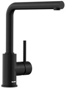 Blanco Mila Black Matt Μπαταρία Κουζίνας με Περιστρεφόμενο Ρουξούνι