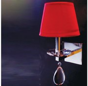 Απλίκα Φωτιστικό Τοίχου IP20 E14 40W ACA-W39261R-Κόκκινο W39261R