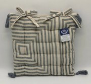 Μαξιλάρι Καρέκλας 40x40 Natural home Geometric chic Γκρι