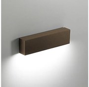 Απλίκα Φωτιστικό Τοίχου LED 4W IP65 3000K Slat Zafferano-LD0150R3-Καφέ LD0150R3