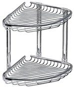 KARAG  RETI Καλάθι γωνιακό σχαρωτό RETI 963777 Χρωμέ KARAG 21x21x27cm KARAG-3800201580045