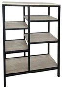 Liberta FILE ΒΙΒΛΙΟΘΗΚΗ ΧΑΜΗΛΗ SONOMA ΜΑΥΡΟ 70x30xH109cm 70x30xH109cm 28-0195
