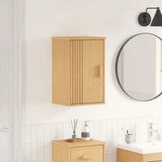 vidaXL Ντουλάπι Αποθήκευσης Μπάνιου 35x30x55 εκ από Μασίφ Ξύλο Πεύκου