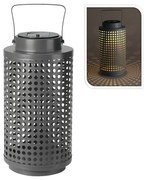 Ηλιακό Φανάρι LED (Φ14.5x23.5) K-M Grey 512000960