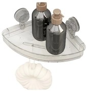 Επιτοίχιο Γωνιακό Ράφι Μπάνιου Πλαστικό