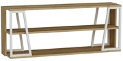 Έπιπλο Τηλεόρασης Lissa Rafli 550ARN3435 123,6x30x48,6cm Oak-White