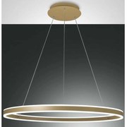 Φωτιστικό Οροφής Palau 3743-46-225 Φ80x4,6cm Dim Led 6980lm 64W Gold Fabas Luce