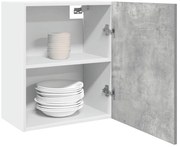 vidaXL Ντουλάπι Κρεμαστό Lyon Γκρι Σκυροδέματος 50x31x60εκ. Επεξ. Ξύλο
