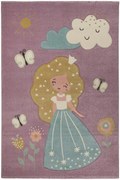 Χαλί Yolo 70407 250 Lila-Multi Βιοκαρπέτ 140X200cm