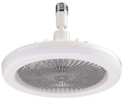 Περιστρεφόμενος ανεμιστήρας &amp; λάμπα Ε27 FAN-X002 Λευκό