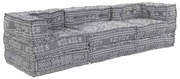 vidaXL Μαξιλάρι 3 pcs Ανοιχτό γκρι 70 x 70 x 54 εκ Πολυεστέρας