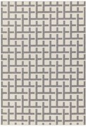 Χαλί Antibes Grid White-Grey Asiatic London 120X170cm