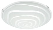Φωτιστικό Οροφής Led Borgo 2 96082 White Eglo Μέταλλο,Γυαλί