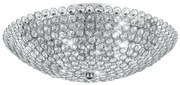 Φωτιστικό Οροφής - Πλαφονιέρα Planet I-PLANET/PL45 6xG9 Φ45cm 15cm Chrome Luce Ambiente Design Κρύσταλλο,Μέταλλο