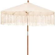 Ομπρέλα Boho 85910 270x260cm Natural-White