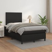 ΚΡΕΒΑΤΙ BOXSPRING ΜΕ ΣΤΡΩΜΑ ΜΑΥΡΟ 120 X 200 ΕΚ. ΣΥΝΘΕΤΙΚΟ ΔΕΡΜΑ 3142713