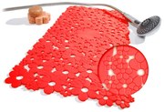 Πατάκι Αντιολισθητικό Fiore 00087.009 Red 34Χ74 34x74cm PVC